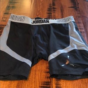 jordan training compression shorts